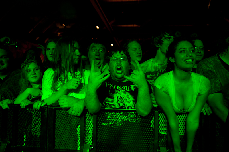 Gwar brought their horror film-inspired outfits, graphic stage performance and obscene lyrics