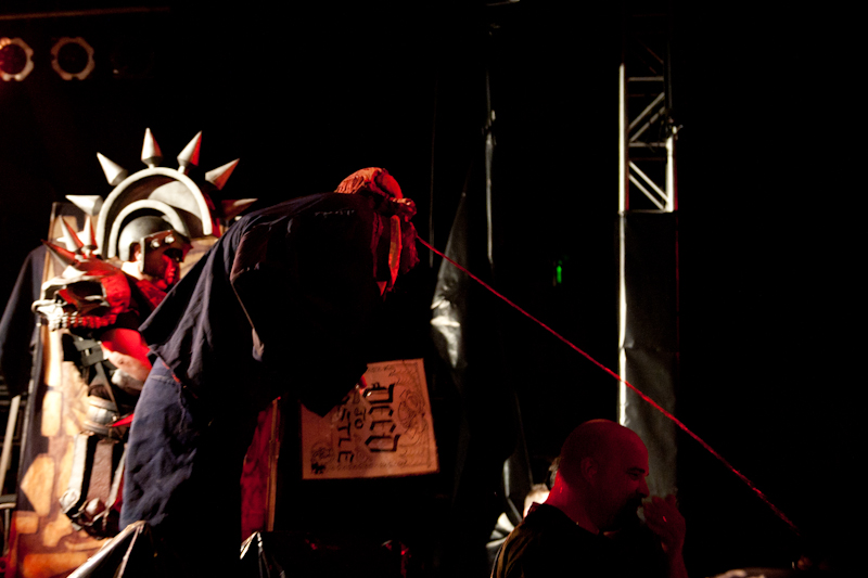 Gwar brought their horror film-inspired outfits, graphic stage performance and obscene lyrics