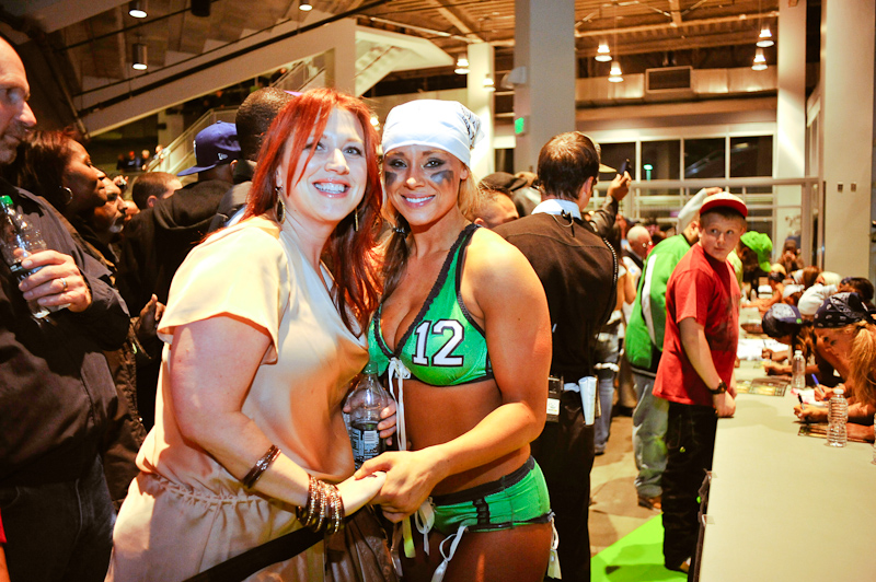 Hot scantily-clad ladies of the Lingerie Football League duked it out on