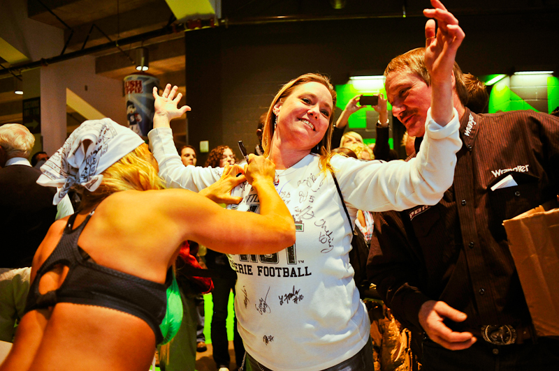 Hot scantily-clad ladies of the Lingerie Football League duked it out on
