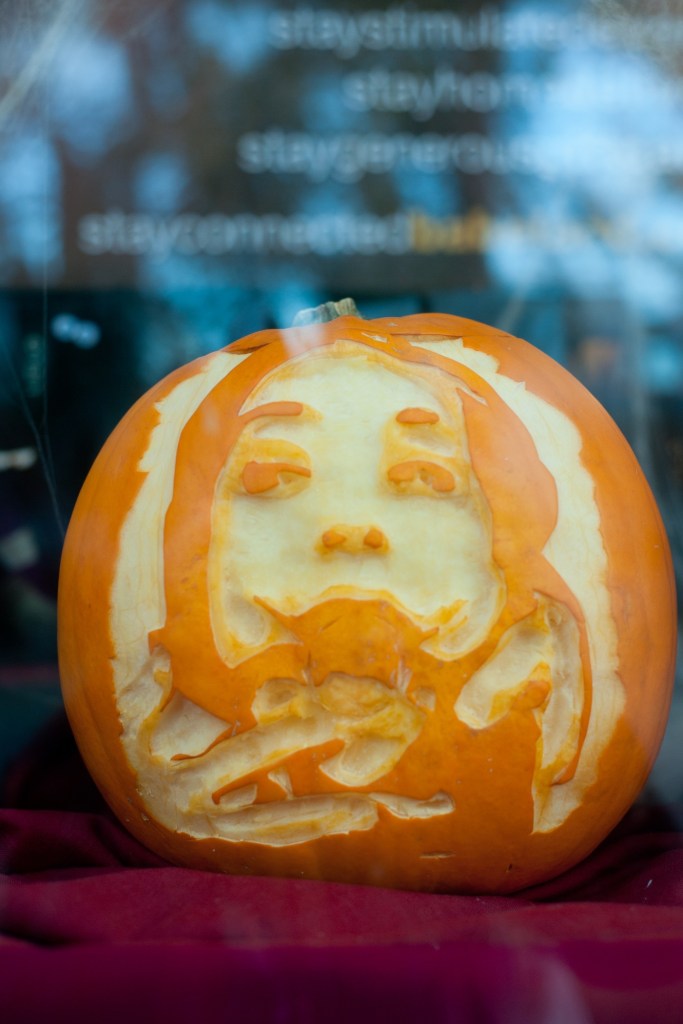 Check out these awesomely naughty pumpkins that Babeland carved. Photos by Chona