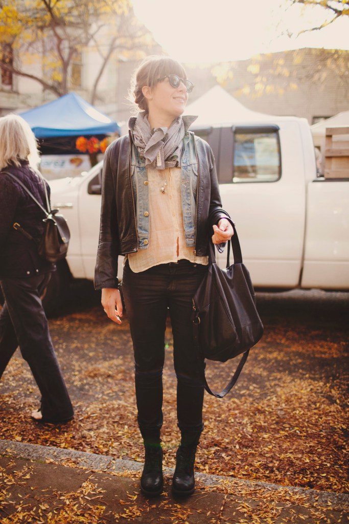 Meghan Paterson (http://www.meghanpaterson.com/), an artist from Vancouver, came down for the weekend for the Gabriel von Max show at the Frye Art Museum. The exhibition lasts until October 30. She loves her Doc Martens boots.