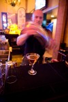 Head Bartender Joseph Roach makes a good Manhattan.