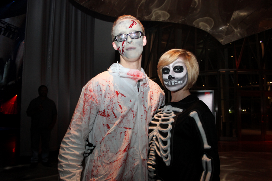 Matthew Thoghason and Elizabeth Bigwood dress in their freakiest clothes!