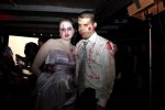 Kathlen Dickinson and Joseph Davis got some puncture wounds to head.  I guess that's a risk you take when you're undead.