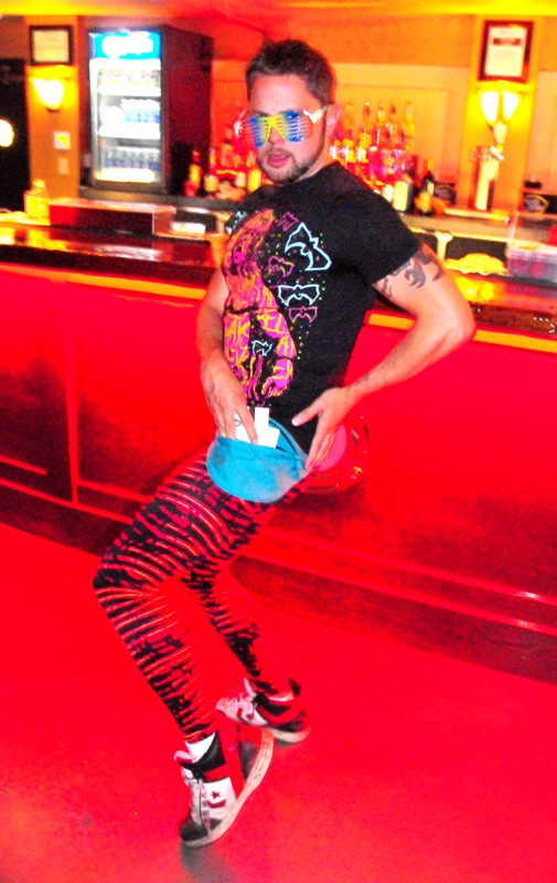 There were some of the most awesome outfits we've seen since middle school at The 80s Video Dance Attack at The Neptune.