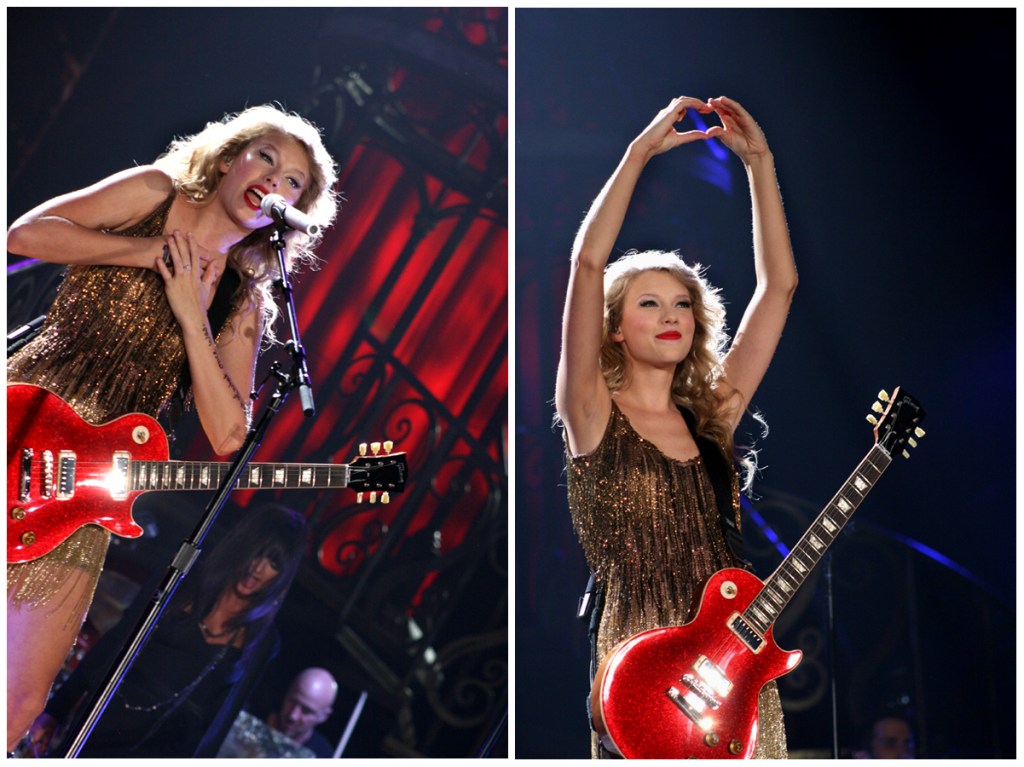 Taylor Swift shows her fans some love when she performed at The Tacoma Dome