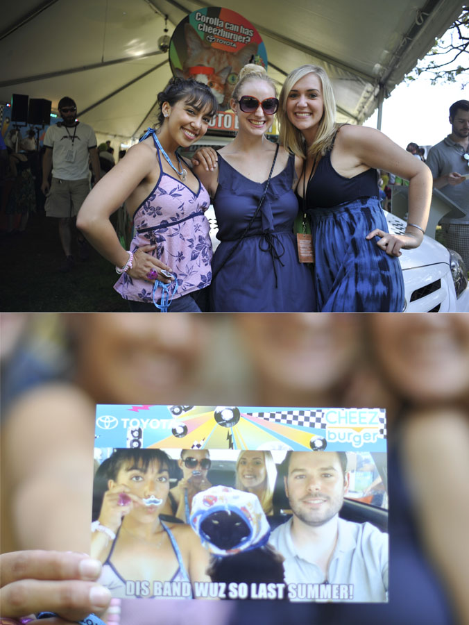 Christina Rodriguez, Michael Giardior, Jessica Hellen, & Lindsay Nadrich enjoy a day with friends.