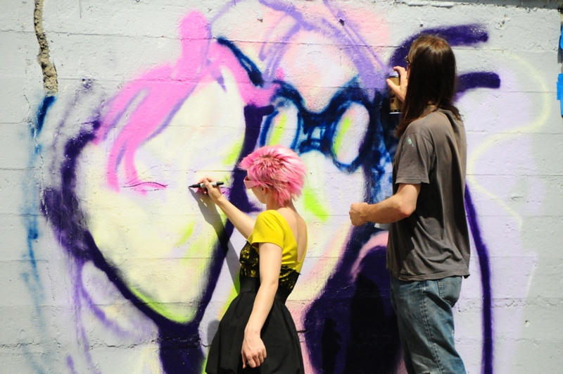 Redd Walitski and Carl Faulkner have a studio at 619 Western.