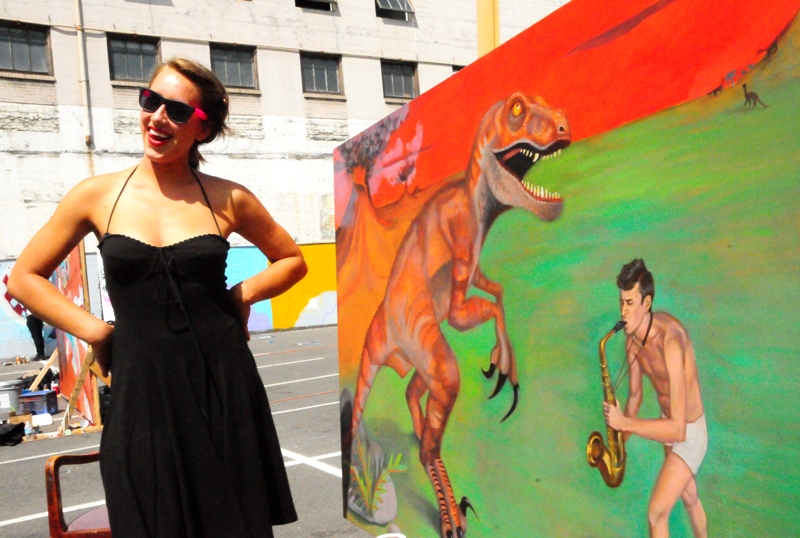 Lauren Olson has a studio at 619 Western.