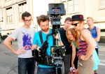 Checking out a dance scene for the Ages and Ages music video.