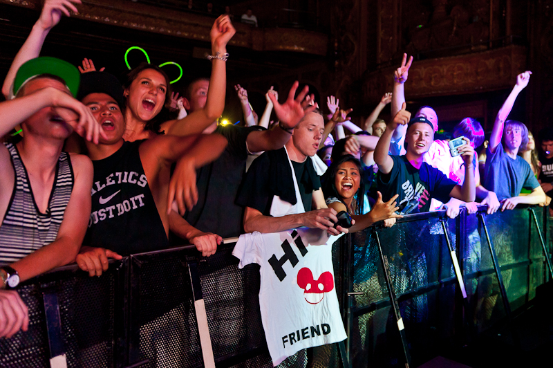 The progressive, electro, and house producer DeadMau5 (also known as Joel Zimmerman)