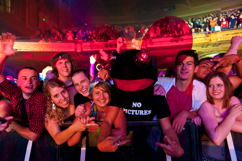 The progressive, electro, and house producer DeadMau5 (also known as Joel Zimmerman)