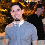 Jorge Lopez in gingham shirt and tie