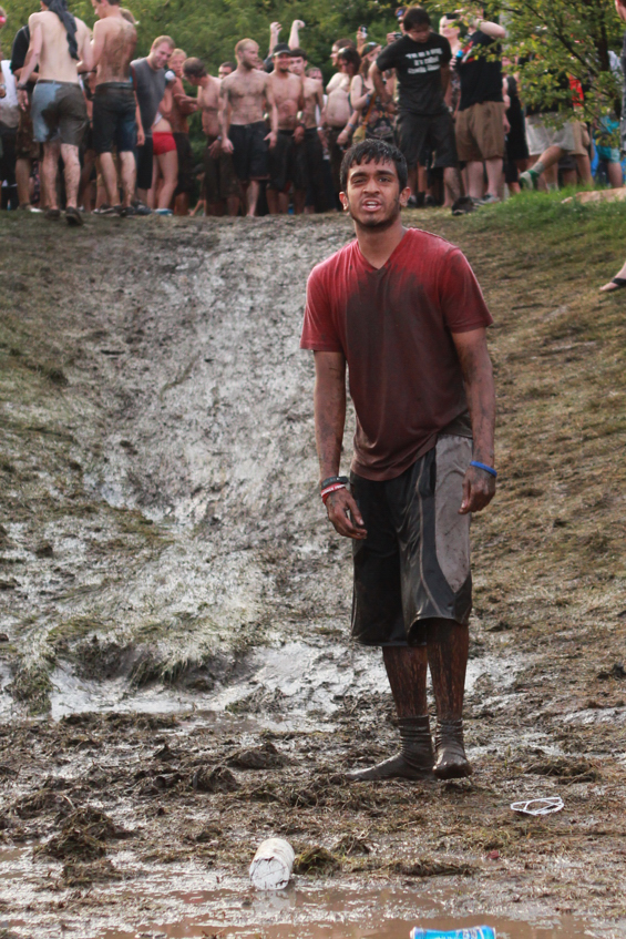 It was very muddy -- that about sums up Day 3. Check