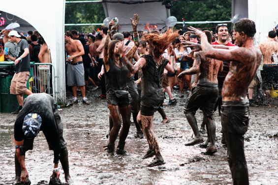 It was very muddy -- that about sums up Day 3. Check