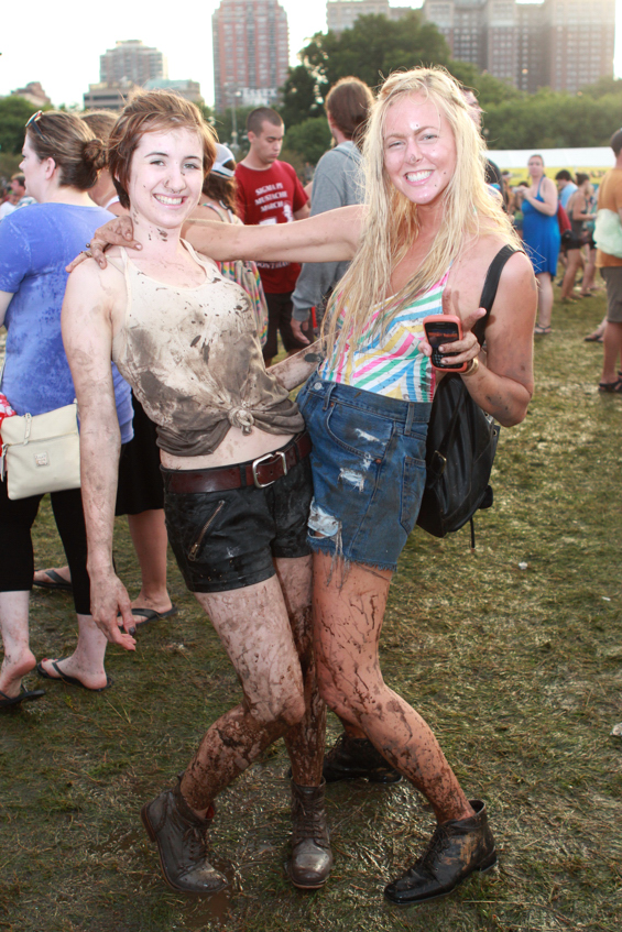 It was very muddy -- that about sums up Day 3. Check