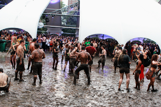 It was very muddy -- that about sums up Day 3. Check