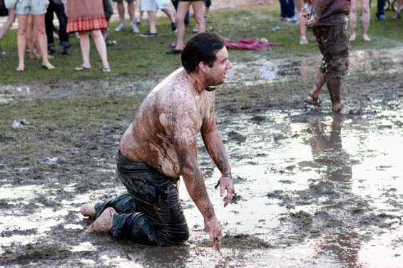 It was very muddy -- that about sums up Day 3. Check