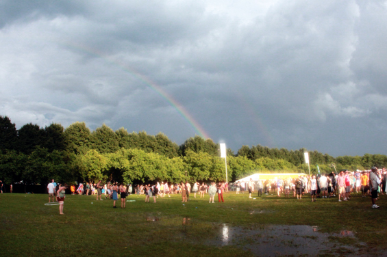 It was very muddy -- that about sums up Day 3. Check