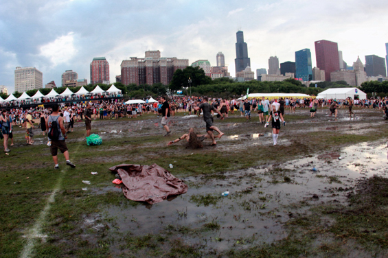 It was very muddy -- that about sums up Day 3. Check