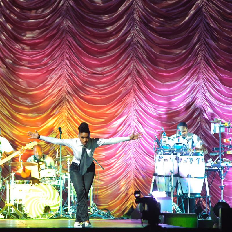 Janelle Monae takes a bow.