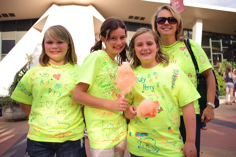 Brooke, Savanna and Maddie from Federal Way were looking forward to hearing ET- Quote: I love Katy Perry!