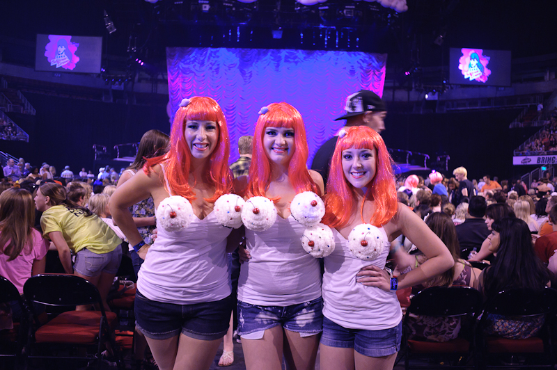 Tara, Cayley, Alyssa- From: Seattle- Most Looking Forward to Hearing: Last Friday Night