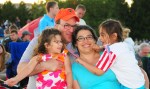 Lisa Erlanger and Julia, Jeffrey, and Emma Coopersmith celebrate the 4th!