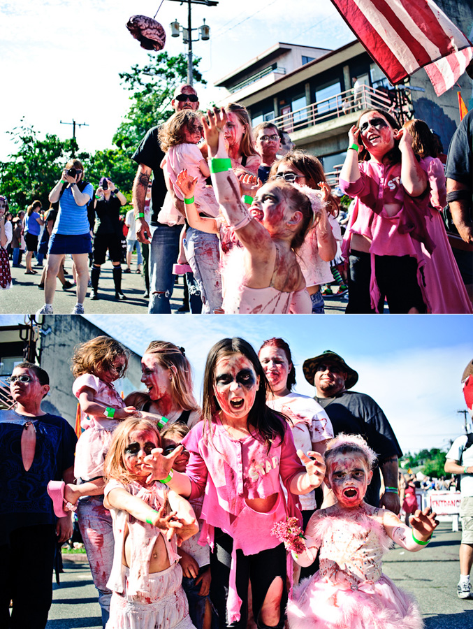 Bitten at a young age.