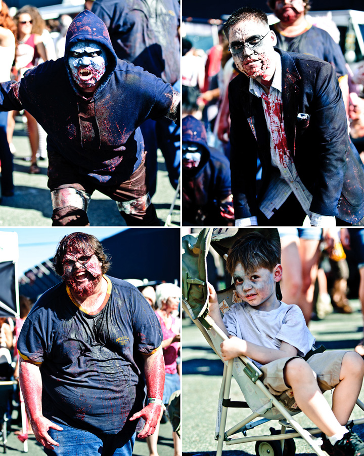 Take heart little zombie, years of practice go into perfecting the snarl.