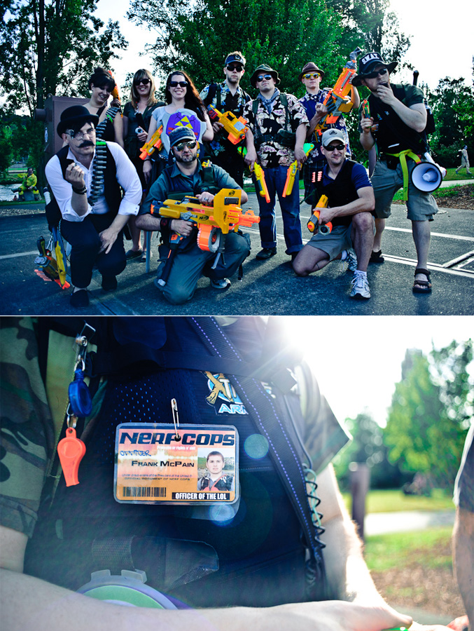 Foolish nerfcops, even neon foam darts won't hold back the legions of living dead.