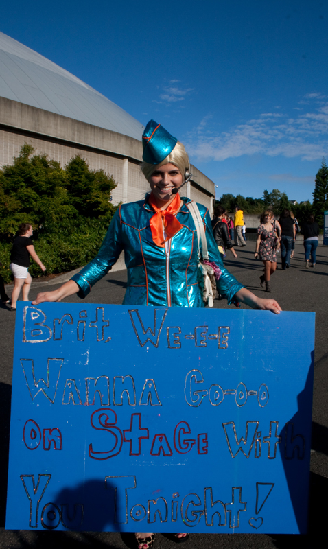 Sophia kills it with her Britney costume.