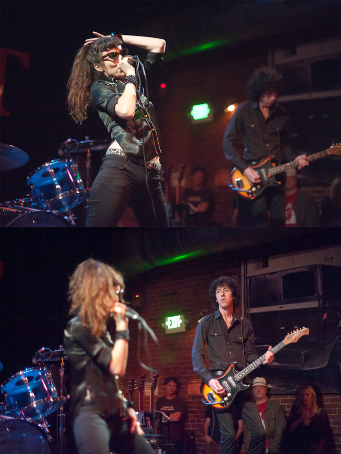 Non takes the stage with some smooth dance moves, and belt appropriate for the Tractor.