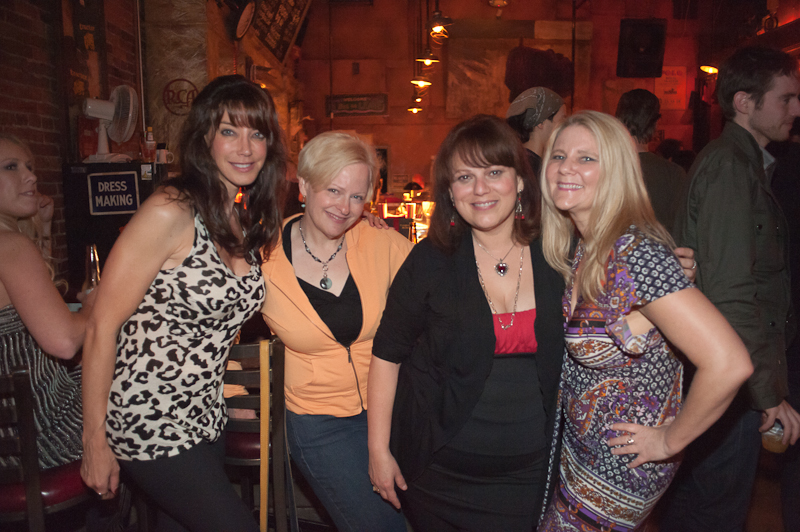 Dina Potter, Kathleen Roan, Francine Rennert, and Gina Brown from Seattleenthused, I'm glad Mudhoney is playing again! Mudhoney rules!