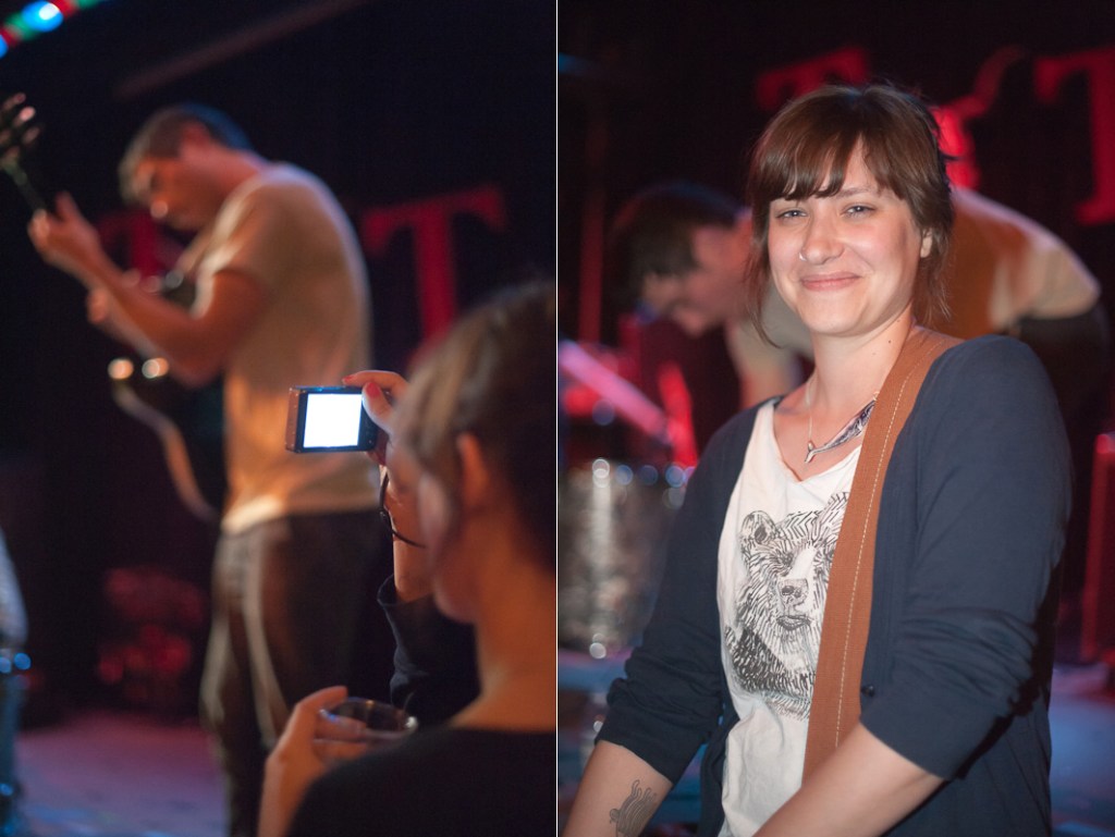 Erin Greager (wife of bass player Andrew) from Seattle.