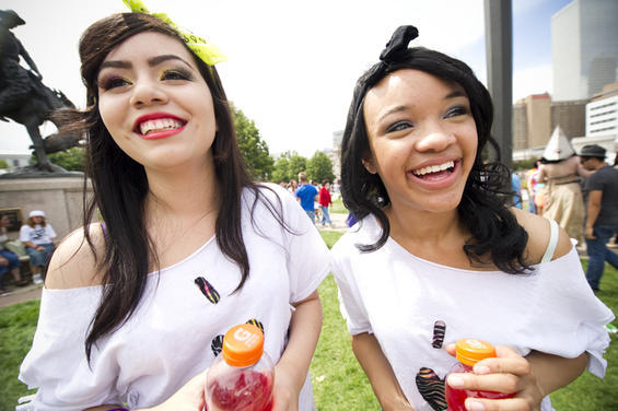 Attendees Denver PrideFest, from the PrideFest Coming Out Stories.