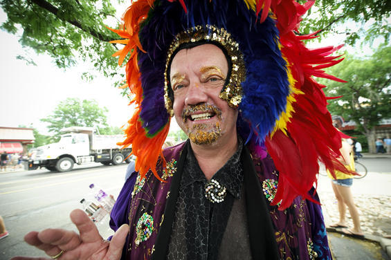 Attendees Denver PrideFest, from the PrideFest Coming Out Stories.
