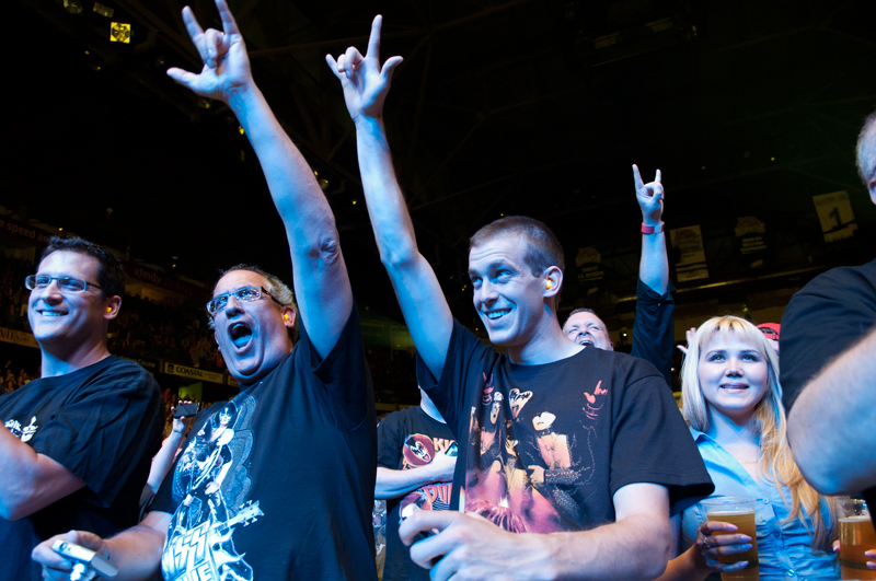 KISS played last night at Everett's Comcast Arena and we have to