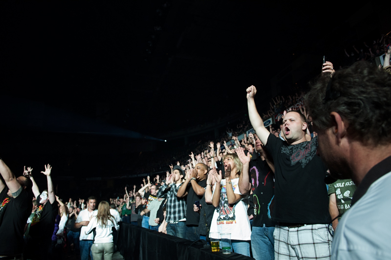 KISS played last night at Everett's Comcast Arena and we have to