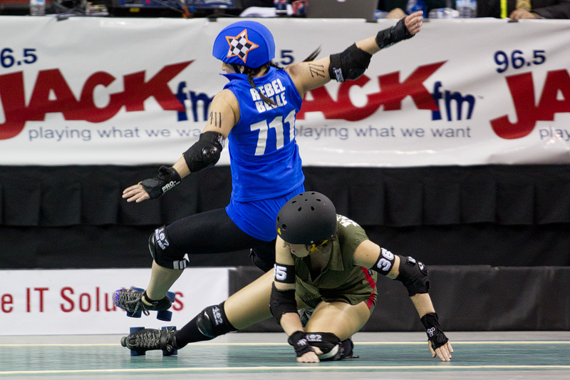 Someone should tell the Sockit Wenches they're not allowed to just sit on the competition.