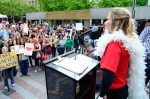 Hundreds of "sluts" took to Seattle streets yesterday to speak up for