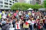 Hundreds of "sluts" took to Seattle streets yesterday to speak up for