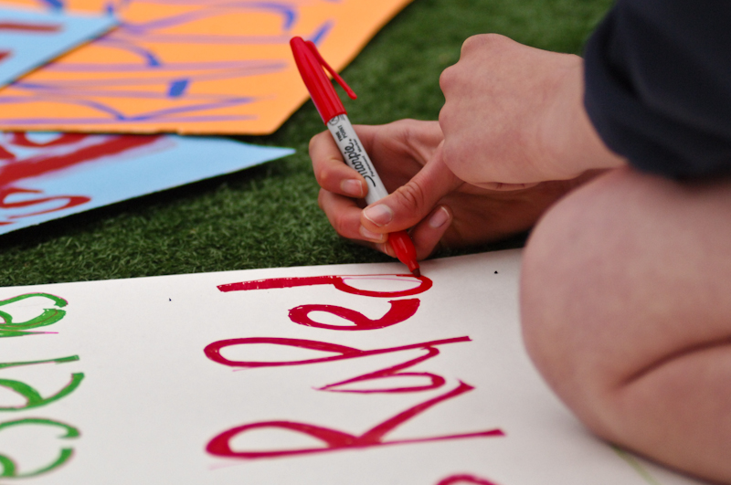 Hundreds of "sluts" took to Seattle streets yesterday to speak up for