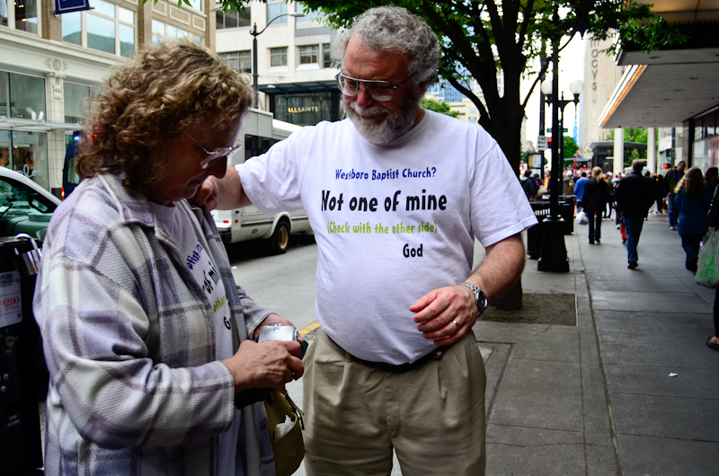 Hundreds of "sluts" took to Seattle streets yesterday to speak up for