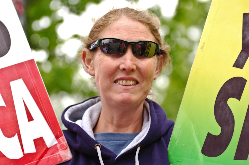 Hundreds of "sluts" took to Seattle streets yesterday to speak up for