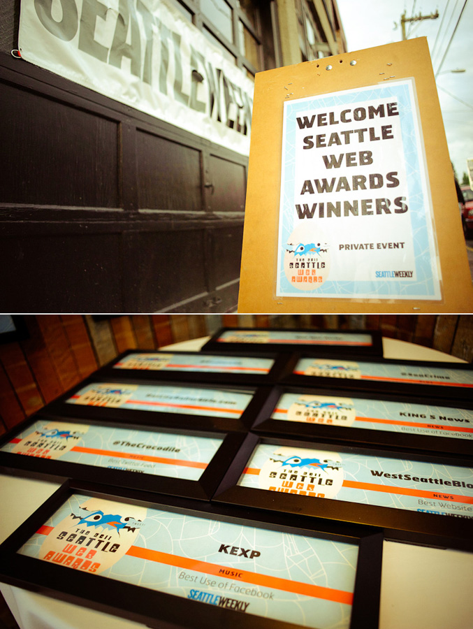 Welcome to the 2011 Seattle Web Awards.