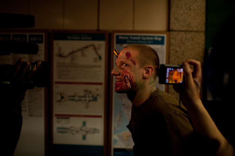 Friday light rail commuters were probably wondering if Memorial Day weekend was