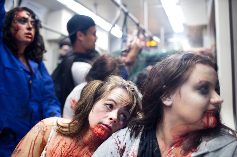 Friday light rail commuters were probably wondering if Memorial Day weekend was