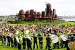 It got pretty loud at Gasworks on Saturday with Honk Fest, a